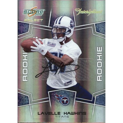 2008 Select Inscriptions #403 Lavelle Hawkins/500