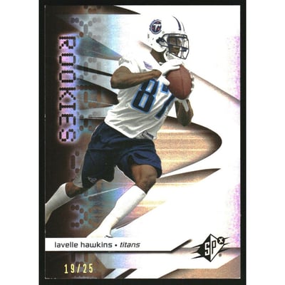 2008 SPx Gold Holofoil Rookies #124 Lavelle Hawkins