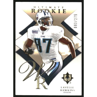 2008 Ultimate Collection #175 Lavelle Hawkins RC
