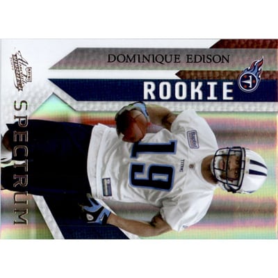2009 Absolute Memorabilia Spectrum Silver #138 Dominique Edison