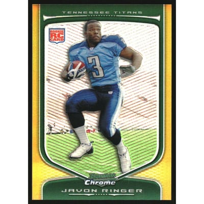 2009 Bowman Chrome Gold Refractors #117 Javon Ringer