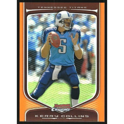 2009 Bowman Chrome Orange Refractors #13 Kerry Collins