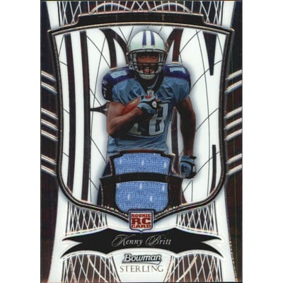 2009 Bowman Sterling #168A Kenny Britt JSY/749 RC