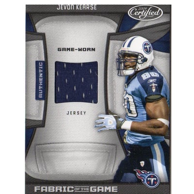 2009 Certified Fabric of the Game #68 Jevon Kearse/88
