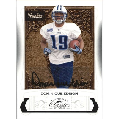 2009 Donruss Classics #184 Dominique Edison AU/499 RC