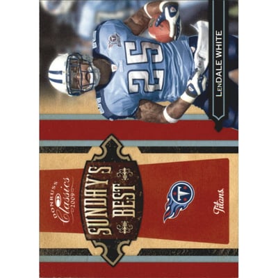 2009 Donruss Classics Sunday's Best Platinum #26 LenDale White