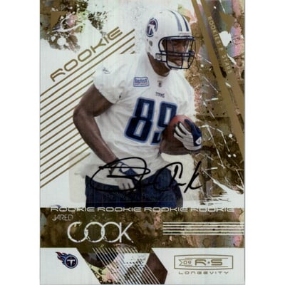 2009 Donruss Rookies and Stars Longevity Autographs #157 Jared Cook/125