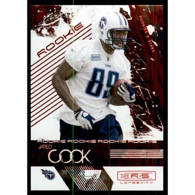 2009 Donruss Rookies and Stars Longevity Ruby #157 Jared Cook