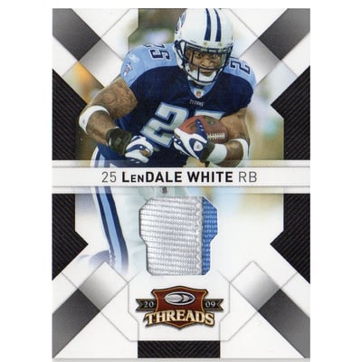 2009 Donruss Threads Jerseys Prime #97 LenDale White/50