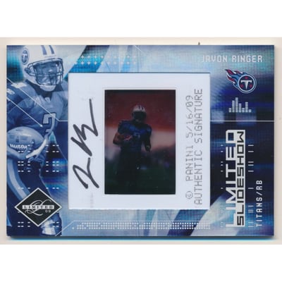 2009 Limited Slideshow Autographs #17 Javon Ringer
