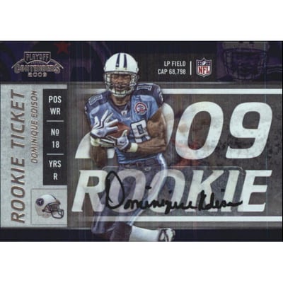 2009 Playoff Contenders #162 Dominique Edison AU RC