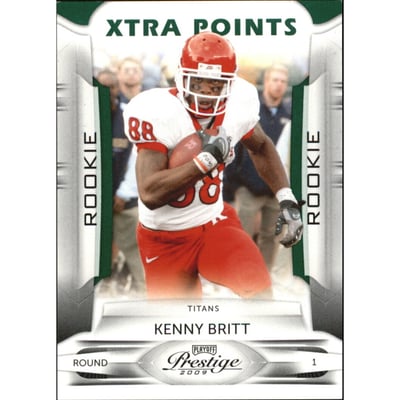 2009 Playoff Prestige Xtra Points Green #161 Kenny Britt