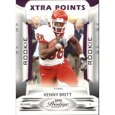 2009 Playoff Prestige Xtra Points Purple #161 Kenny Britt