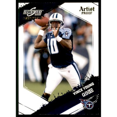 2009 Score Inscriptions Artist's Proof #290 Vince Young