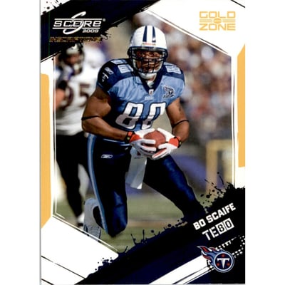 2009 Score Inscriptions Gold Zone #282 Bo Scaife