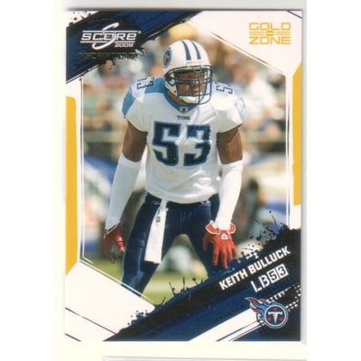 2009 Score Inscriptions Gold Zone #285 Keith Bulluck