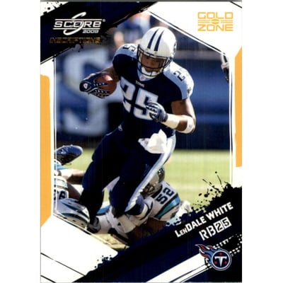 2009 Score Inscriptions Gold Zone #287 LenDale White