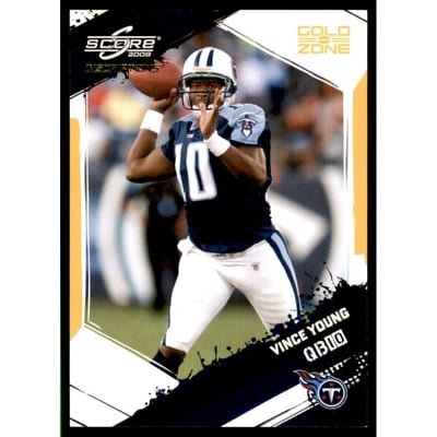 2009 Score Inscriptions Gold Zone #290 Vince Young