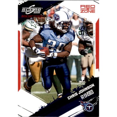 2009 Score Inscriptions Red Zone #283 Chris Johnson