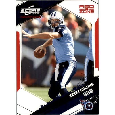 2009 Score Inscriptions Red Zone #286 Kerry Collins