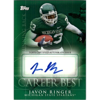 2009 Topps Career Best Autographs #JR Javon Ringer C