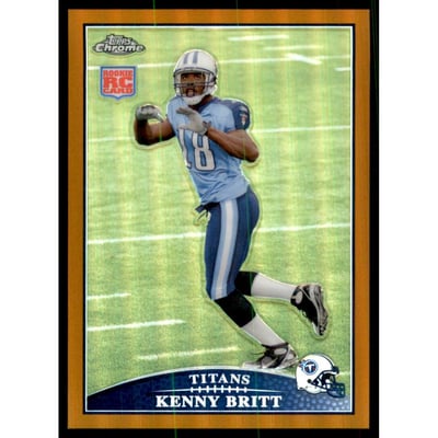 2009 Topps Chrome Copper Refractors #TC135 Kenny Britt