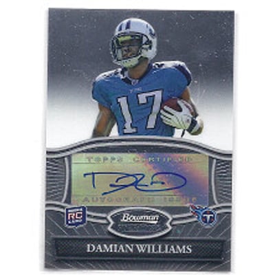 2010 Bowman Sterling #BSADW Damian Williams AU C