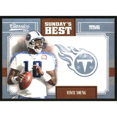 2010 Classics Sunday's Best Platinum #9 Vince Young