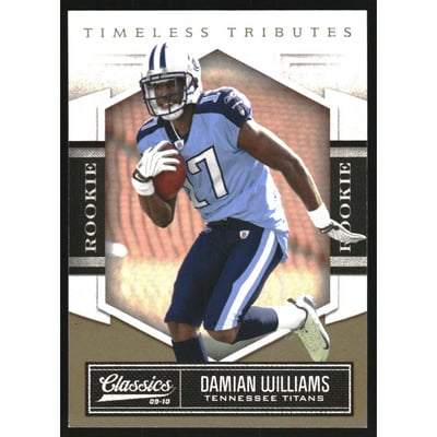 2010 Classics Timeless Tributes Gold #125 Damian Williams