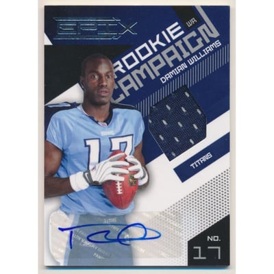 2010 Epix Rookie Campaign Materials Signatures #23 Damian Williams