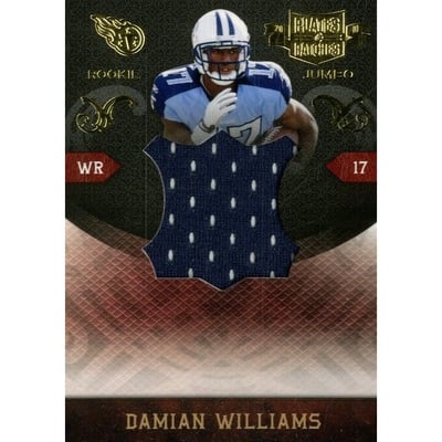 2010 Panini Plates and Patches Rookie Jumbo Materials #10 Damian Williams