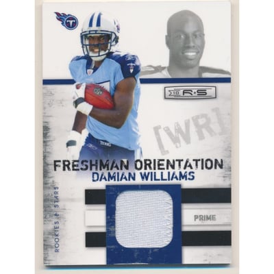 2010 Rookies and Stars Freshman Orientation Materials Jerseys Prime #28 Damian Williams