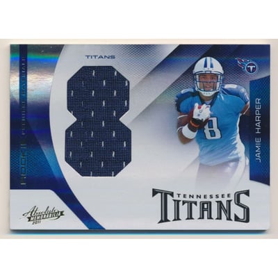 2011 Absolute Memorabilia Rookie Premiere Materials Oversize Jersey Number #220 Jamie Harper