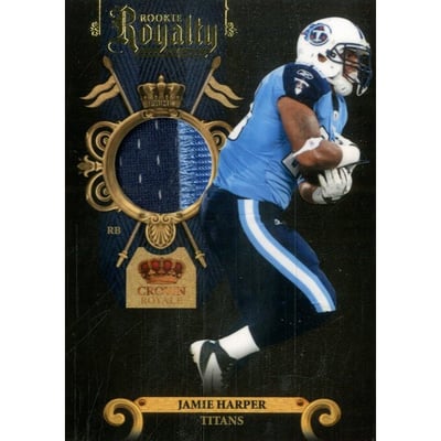 2011 Crown Royale Rookie Royalty Materials Prime #1 Jamie Harper
