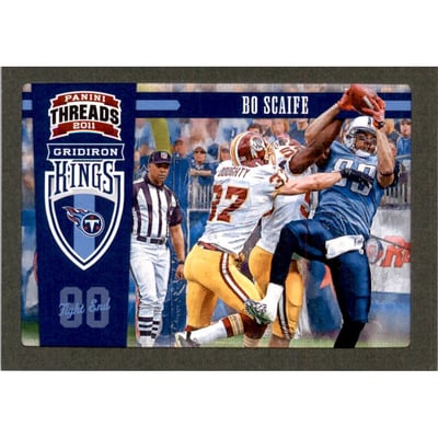 2011 Panini Threads Gridiron Kings Framed Green #3 Bo Scaife