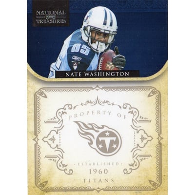 2011 Playoff National Treasures #146 Nate Washington