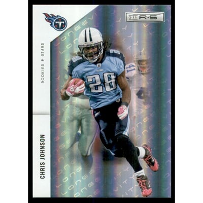 2011 Rookies and Stars Longevity Parallel Platinum #143 Chris Johnson