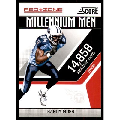 2011 Score Millennium Men Red Zone #15 Randy Moss