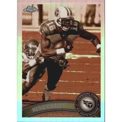 2011 Topps Chrome Sepia Refractors #45 Kenny Britt