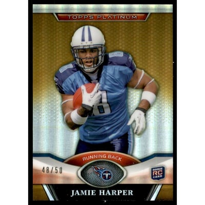 2011 Topps Platinum Gold #8 Jamie Harper/50