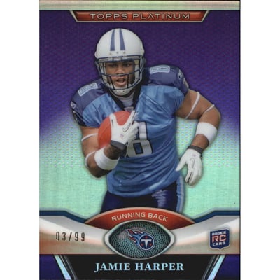 2011 Topps Platinum Purple Refractors #8 Jamie Harper