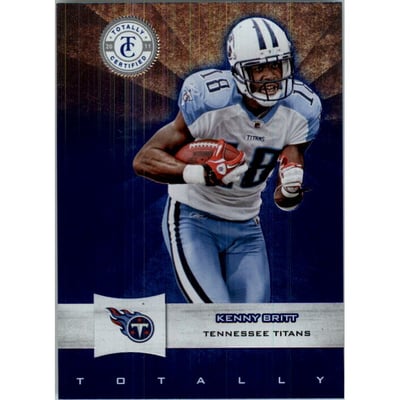 2011 Totally Certified Blue #31 Kenny Britt