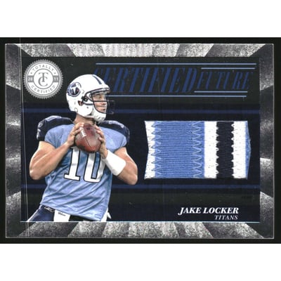 2011 Totally Certified Future Materials Prime #14 Jake Locker/49