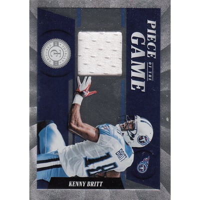 2011 Totally Certified Piece of the Game #72 Kenny Britt/149