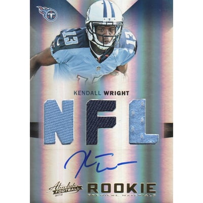 2012 Absolute #218 Kendall Wright JSY AU RC