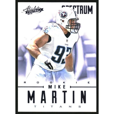 2012 Absolute Spectrum Blue Retail #170 Mike Martin