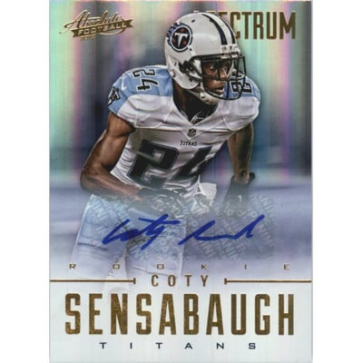 2012 Absolute Spectrum Gold Autographs #119 Coty Sensabaugh/299
