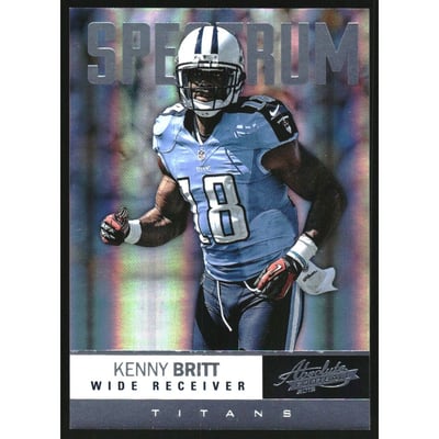2012 Absolute Spectrum Platinum #26 Kenny Britt