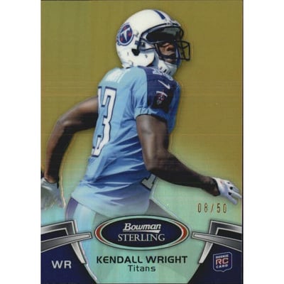 2012 Bowman Sterling Gold Refractors #60 Kendall Wright