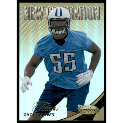 2012 Certified Mirror Gold #313 Zach Brown